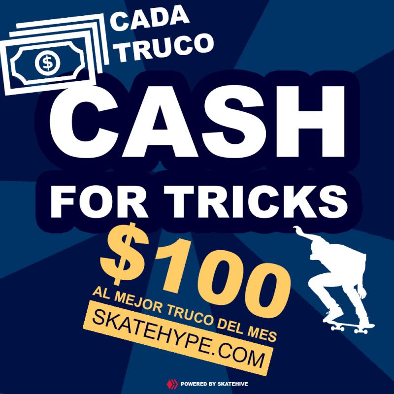 CASH FOR TRICKS - sección de truco suelto en Skate Hype