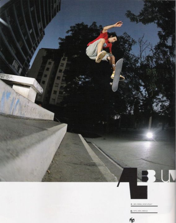 Flip 360 en el gap de Sant Martí (bcn). Miguel Urbina.