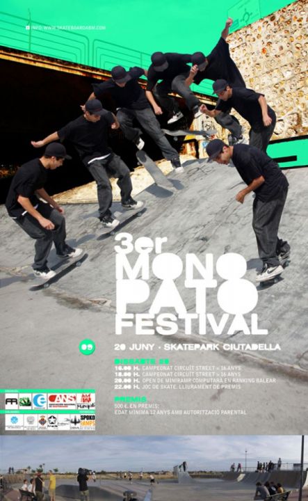 Circuito balear monopatin 2009 monopato festival skatepark ciutadella