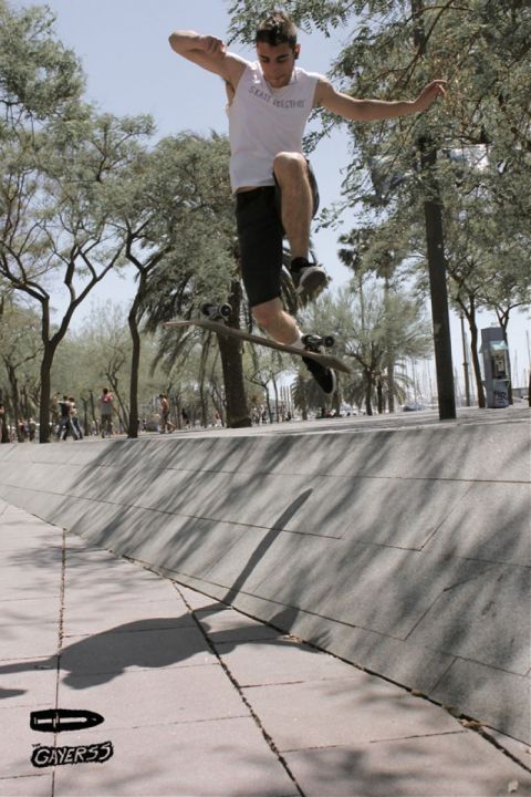 Joan alturo no comply flip over the