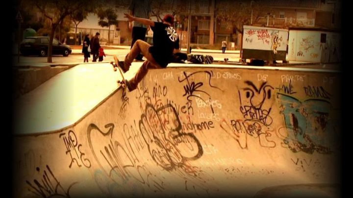 Fs nose grind skatepark sagunto