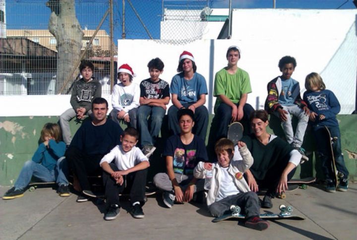 Alumnos escuela skate 24 diciembre 2011