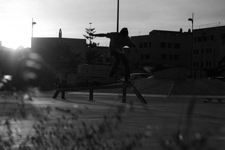 Mane silicio crooked grind skatepark ciudadela menorca fotoivan