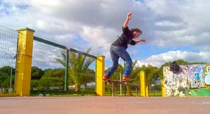 Lukas bs boardslide skatepark foz