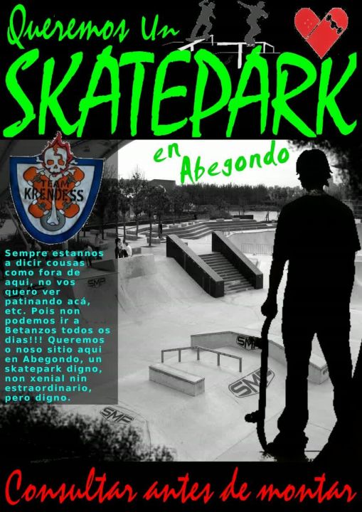 Queremos skatepark nuestro concello abegondo se que con