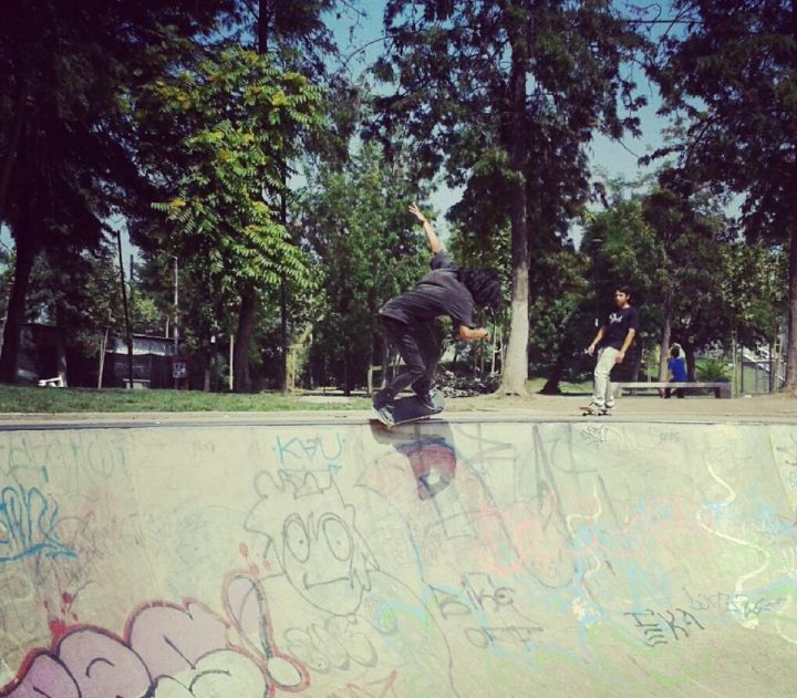Skate Parque O'higgins, Santiago de Chle.