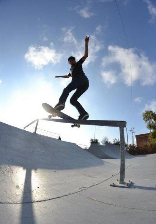 Fs Board de Jesús Ramos, handrail skatepark Chiclana.