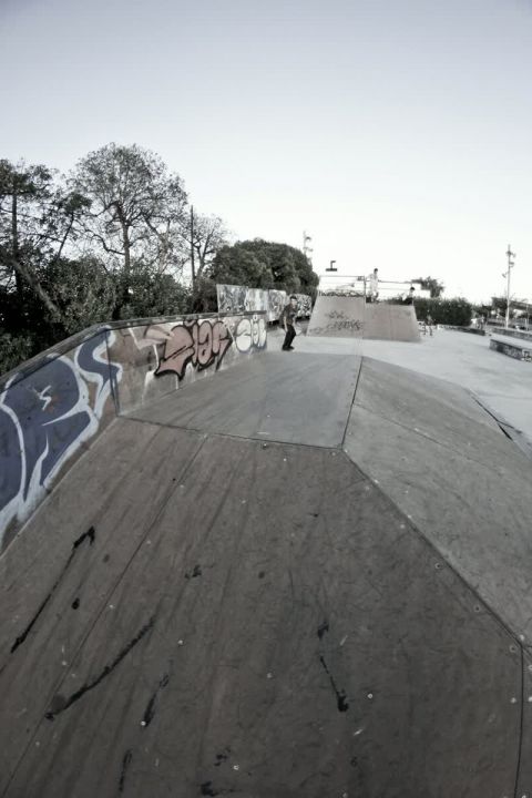 Duncan Legoux, fs bluntslide, skatepark Alcudia