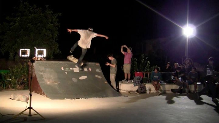 Chaz Merryweather, 360 flip quarter skatepark Felanitx