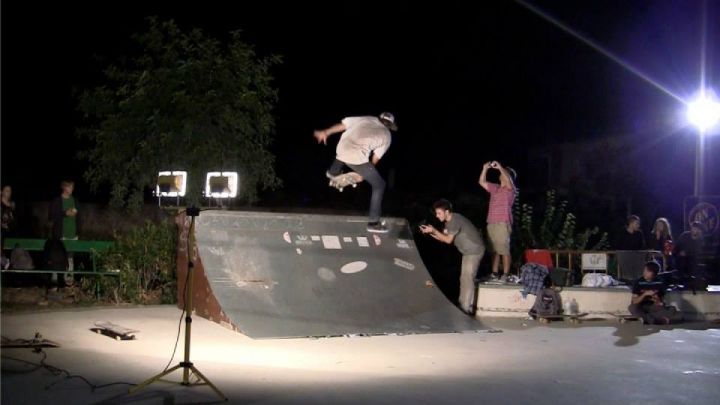 Chaz Merryweather, benihana en quarter, skatepark Felanitx