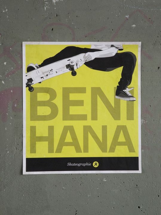 Skateographie art prints : Benihana